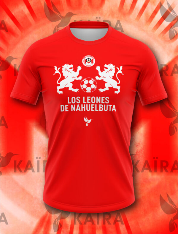 MU SL Leones Rojo_Mesa de trabajo 1 Polera Algodón Malleco Unido - Leones
