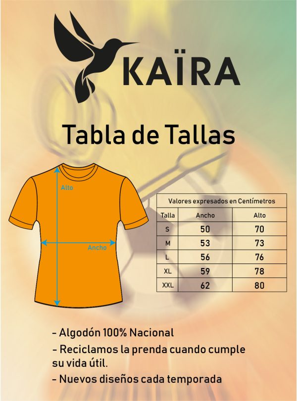 Tabla de Tallas Cobr-01 Polera Algodón Cobresal - Escudo