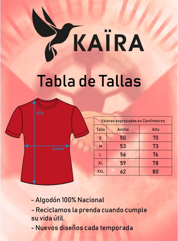 Tabla de Tallas Malleco-01 Polera Algodón Malleco Unido - Leones