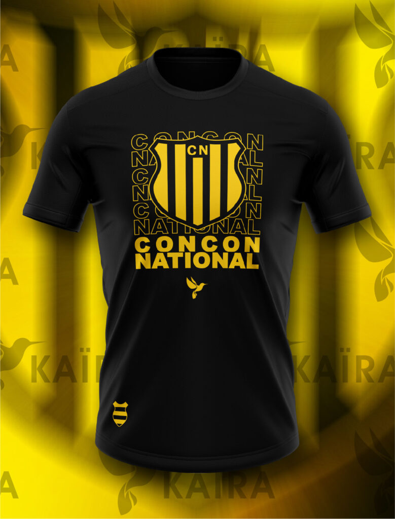 Polera Algodón Concon National - Escudo y Texto