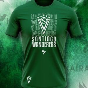 Polera Algodón Santiago Wanderers - Escudo y Texto