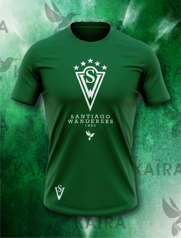 SW verde_4_Mesa de trabajo 1 Polera Algodón Santiago Wanderers - Escudo 1892