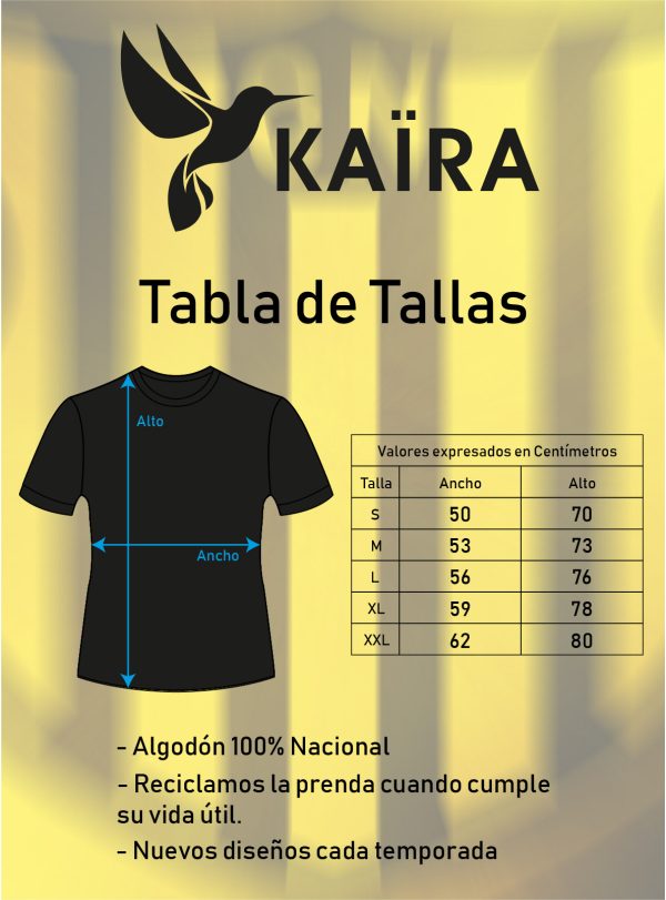 Tabla de Tallas Concon-01 Polera Algodón Concon National - Escudo y Texto