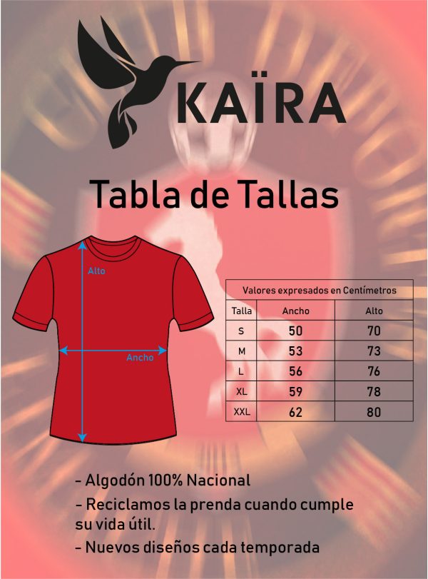Tabla de Tallas Limache-01 Polera Algodón Deportes Limache - Tomatín