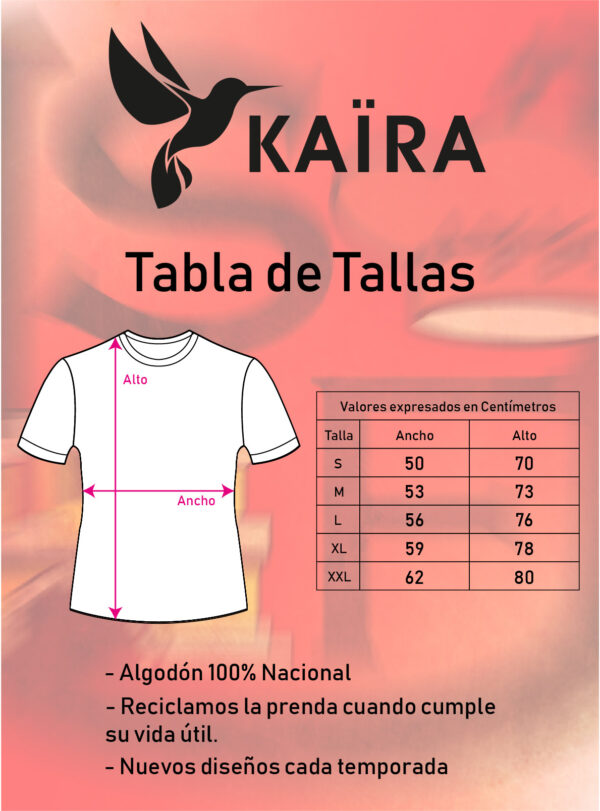 Tabla de Tallas San Felipe-01 Polera Algodón San Felipe - Escudo y Texto